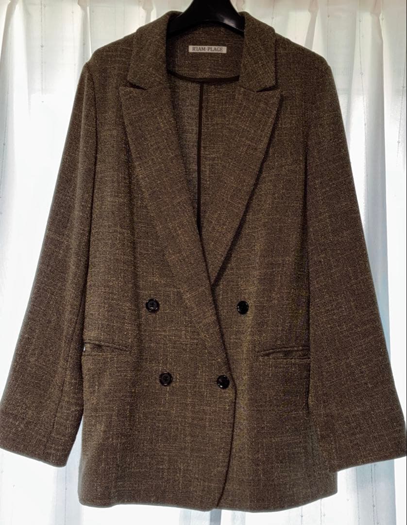 plage R’IAMミニツイードジャケット 38