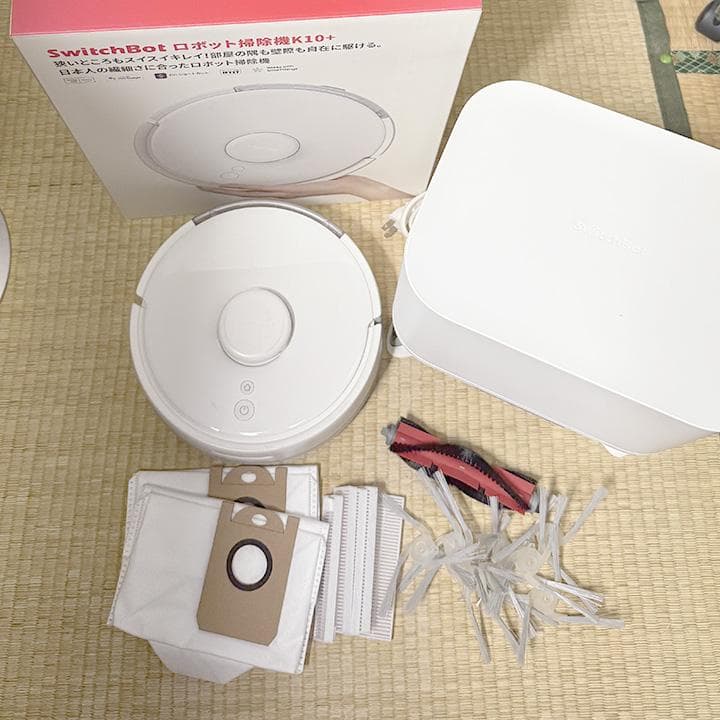 SwitchBot ロボット掃除機 K10＋　未使用アクセサリー付き