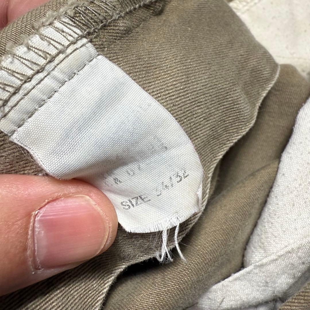 ダブルアールエル　カーゴパンツ・三つ星タグ・尿素ボタン・USA製・RRL・ジップ