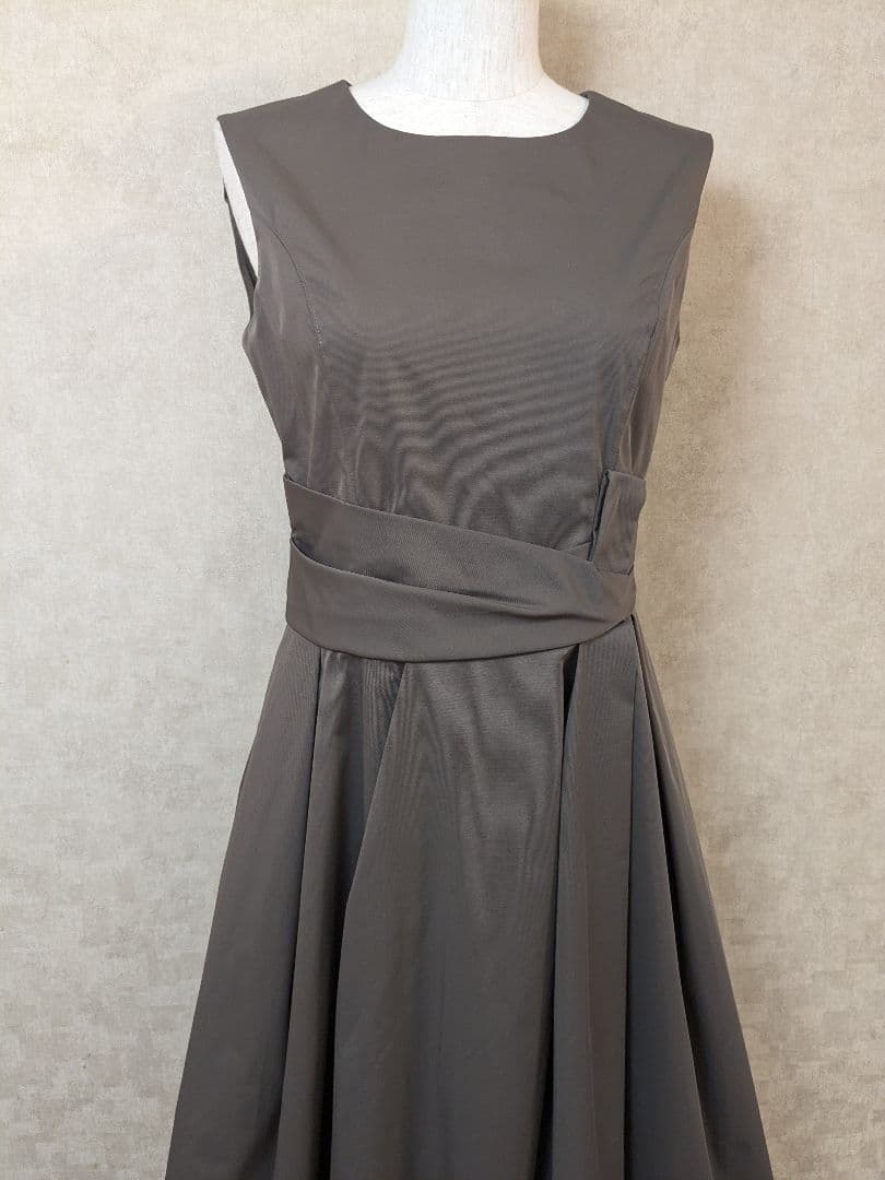 フォクシーニューヨーク ノースリーブワンピース グログランブーケ FOXEY