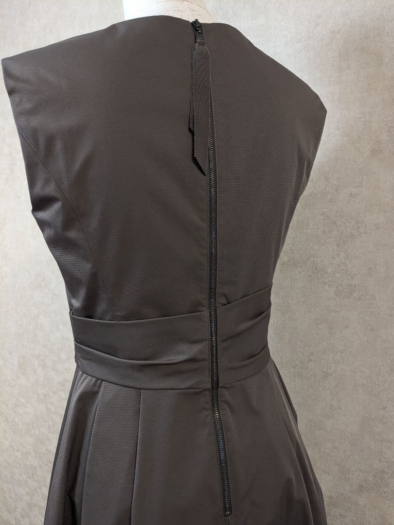 フォクシーニューヨーク ノースリーブワンピース グログランブーケ FOXEY