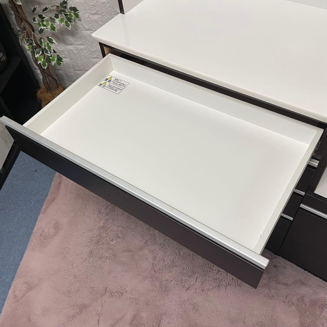 まゆママ✨ニトリ　レジューム120 ブラウン系　ソフトクローズ　美品