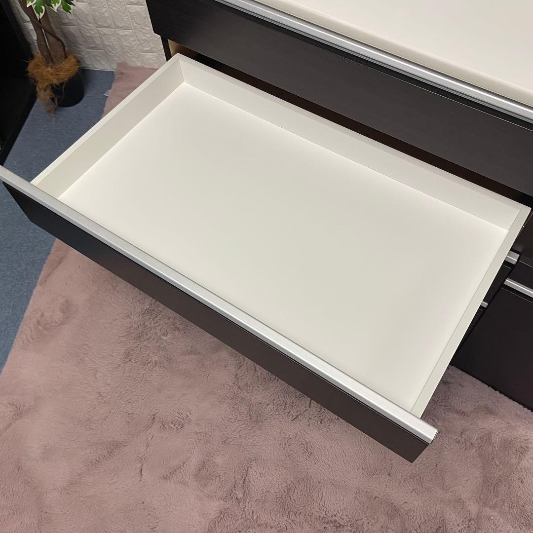 まゆママ✨ニトリ　レジューム120 ブラウン系　ソフトクローズ　美品