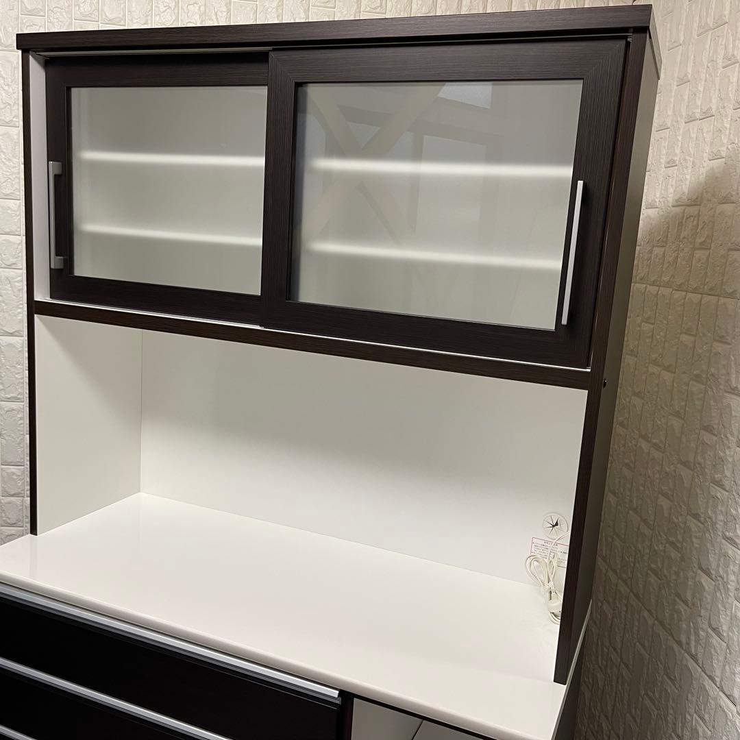 まゆママ✨ニトリ　レジューム120 ブラウン系　ソフトクローズ　美品