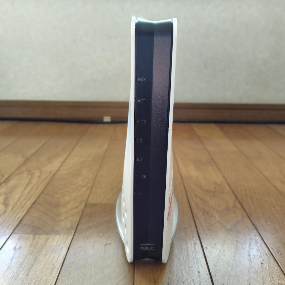 ①NEC Wi-Fi6E ルーター Aterm PA-WX11000T12