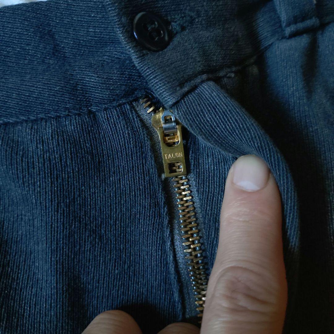 60s ウィップコード ワークパンツ 黒 ヴィンテージ USA フリスコ50s