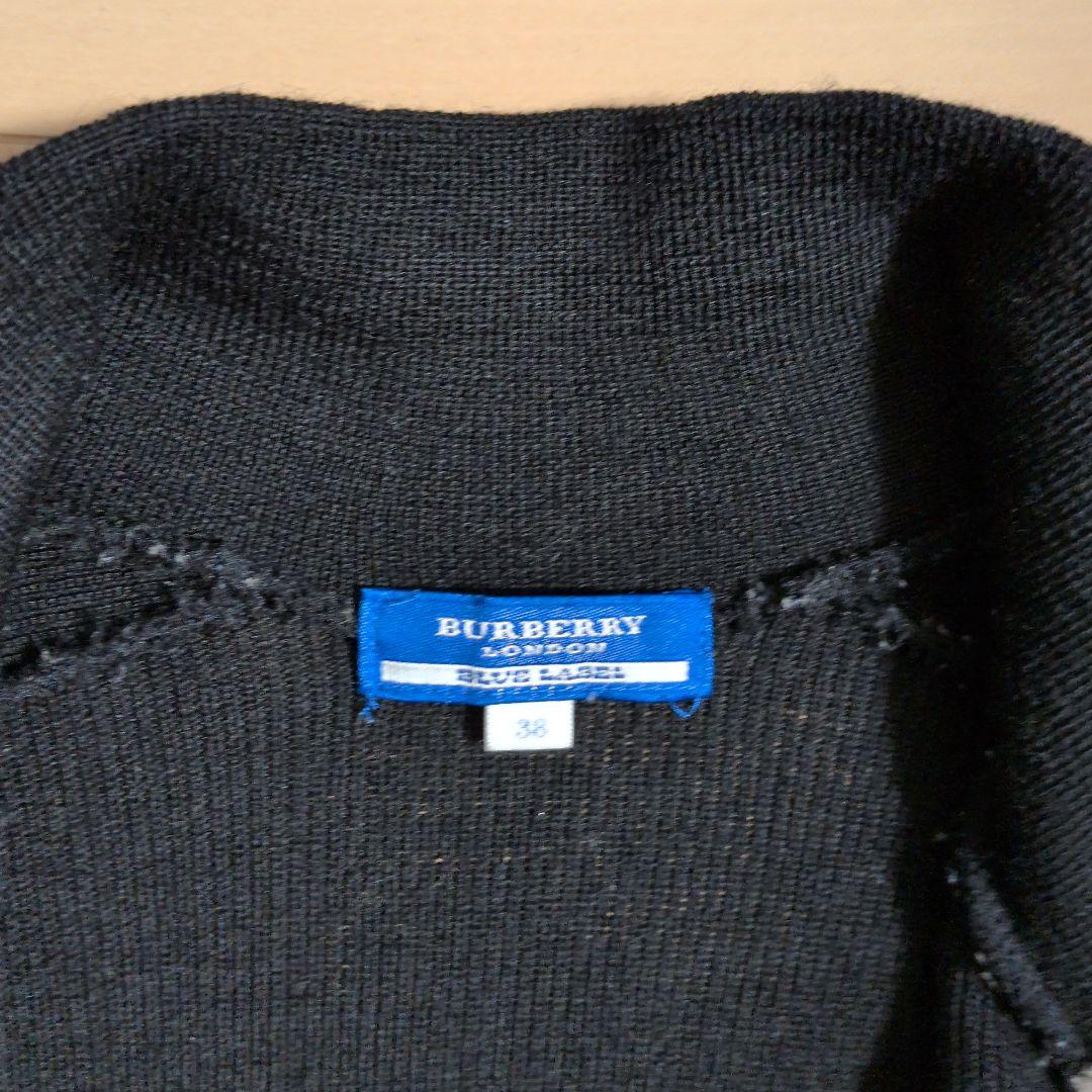 Burberry ブルーレーベル38 黒 長袖カーディガン