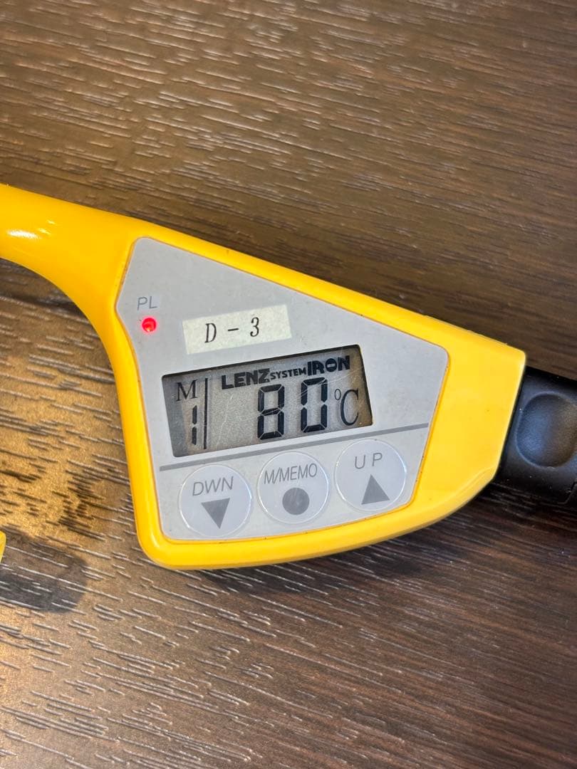 超美品　LENZ 【D-3】レンツデジタルアイロン　5角3ミリ理容アイロン