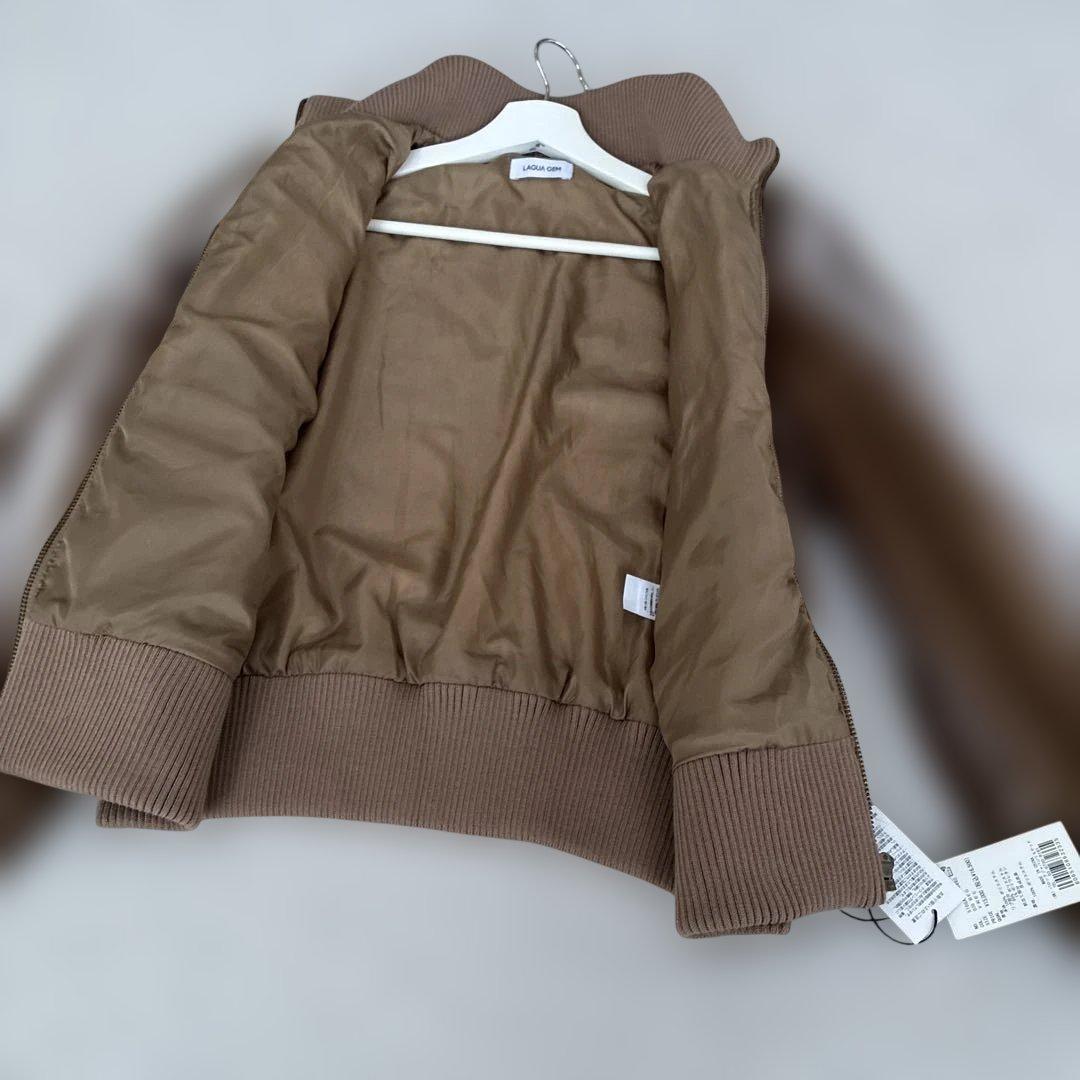 LAGUAGEM RIB DOKKING ファージャケット 茶　新品　タグ付き