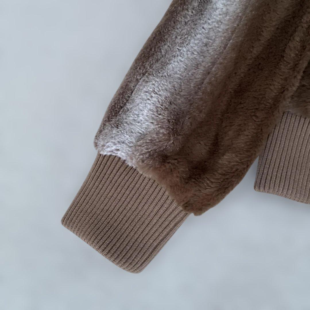 LAGUAGEM RIB DOKKING ファージャケット 茶　新品　タグ付き