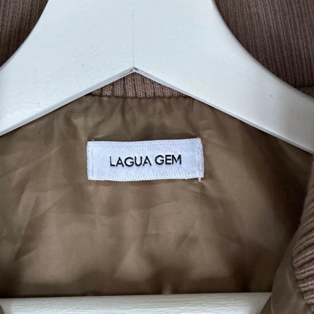 LAGUAGEM RIB DOKKING ファージャケット 茶　新品　タグ付き