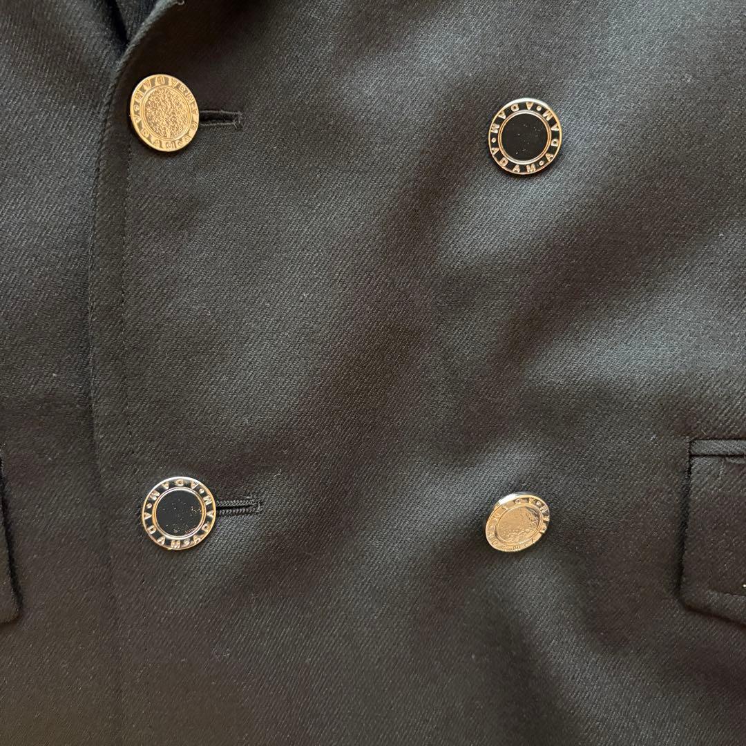 【未使用】クチュールドアダム ダブルジャケット メンズ ブラック サイズ38