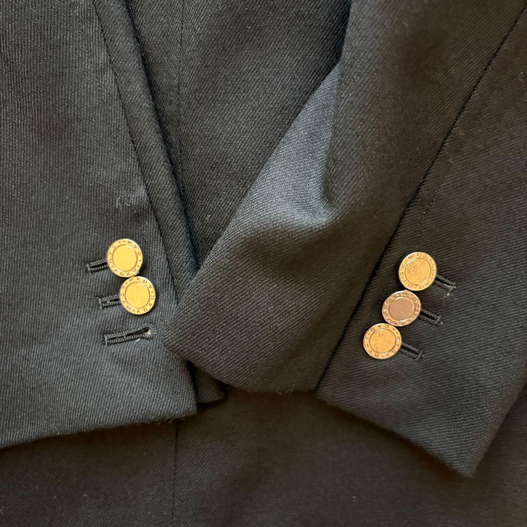 【未使用】クチュールドアダム ダブルジャケット メンズ ブラック サイズ38