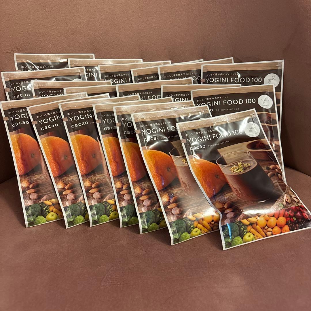 ヨギーニフード100 カカオ味18袋セット
