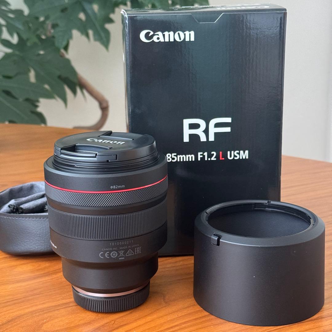 【ほぼ新品】CANON キヤノン RF85mmF1.2LUSM Lレンズ