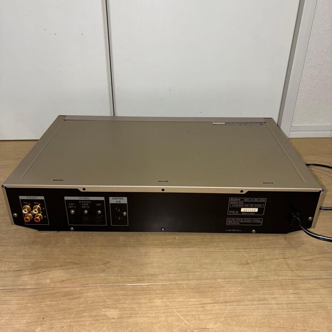 希少！MDレコーダー　Sony MDS-JE630 完動品