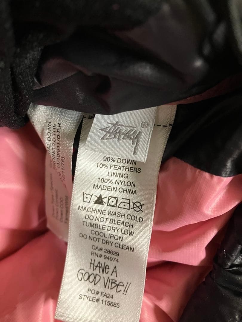 【STUSSY】 MICRO RIPSTOP DOWN PARKA M