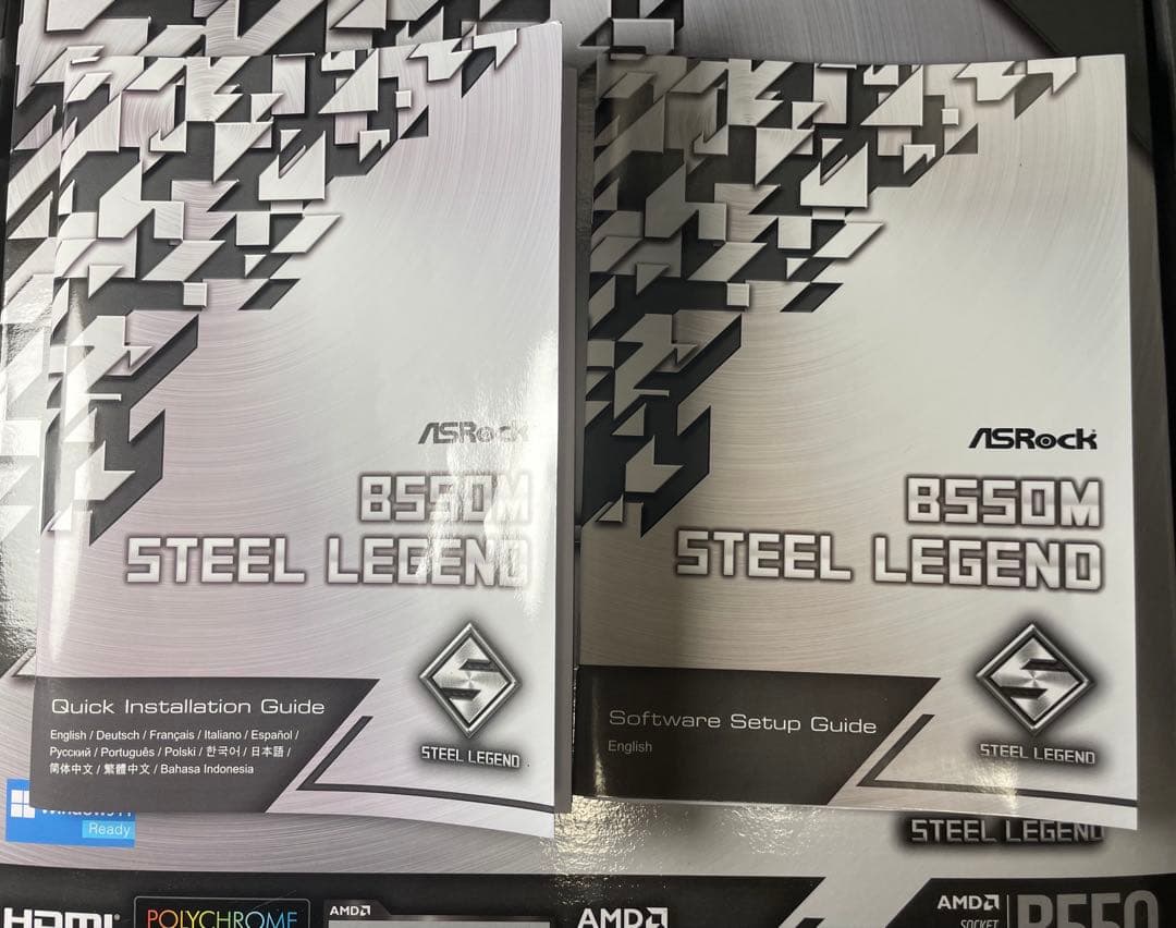 ぺ*き様 ASRock B550M STEEL LEGEND AM4 マザーボー