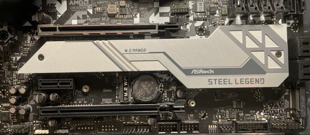 ぺ*き様 ASRock B550M STEEL LEGEND AM4 マザーボー