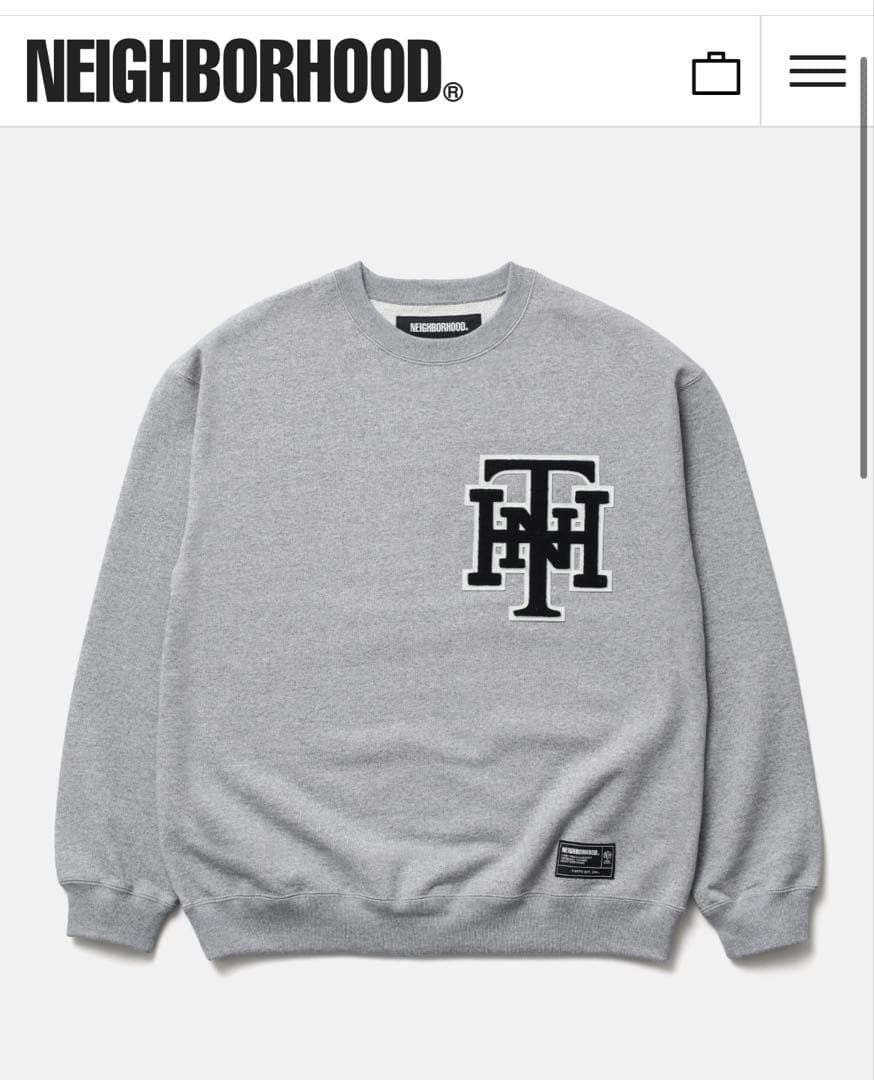 ネイバーフッド NEIGHBORHOOD 25aw SWEAT SHIRT LS
