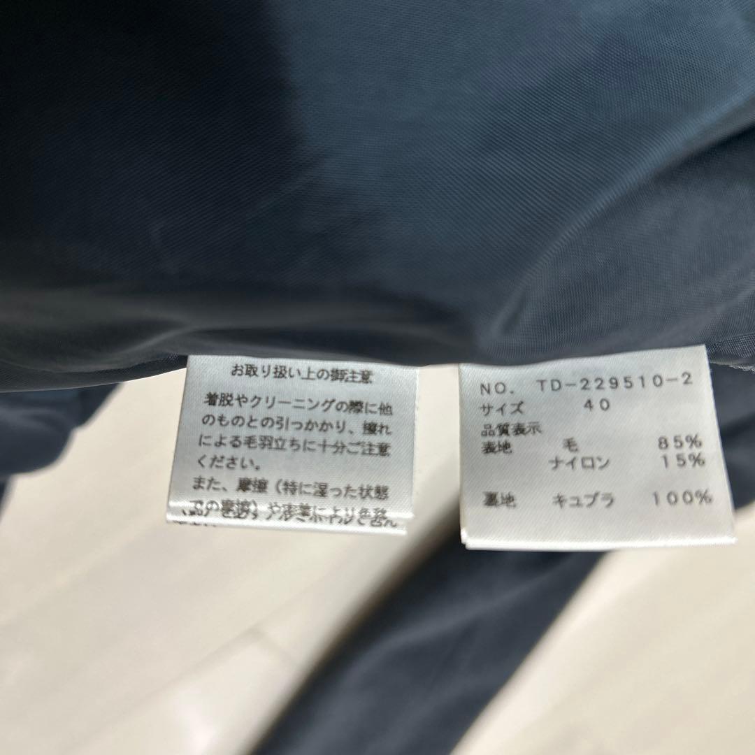 M'sグレイシー　リボン♡ウールコート 40 美品