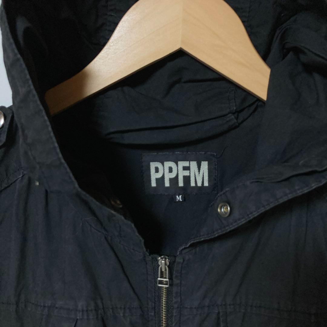 PPFM ブラック 3way モッズコート フード付き