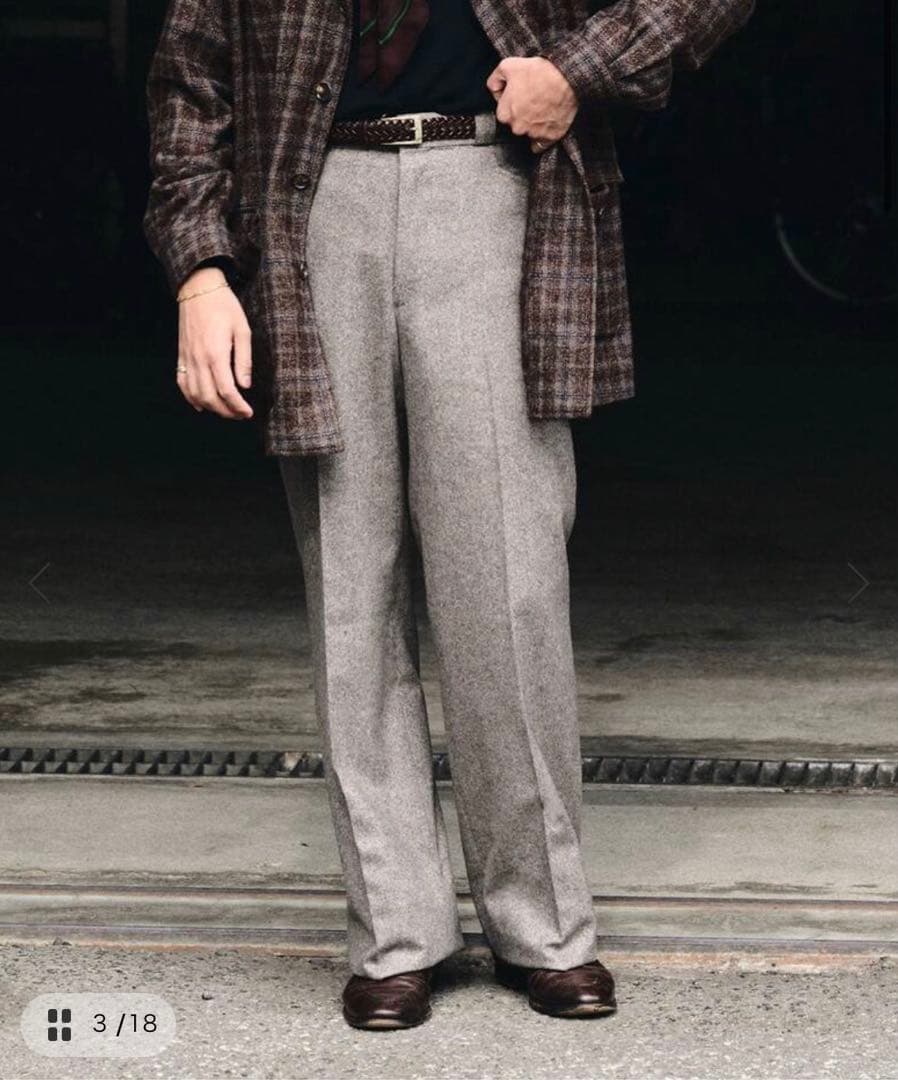 Fumiya Hirano(フミヤヒラノ) フレア スラックス