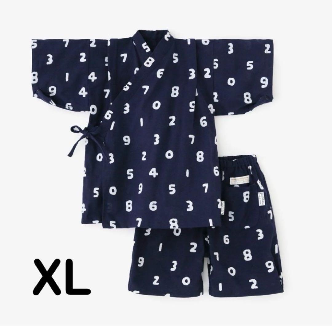 新品sou・souこどもじんべい　そすう紺色140