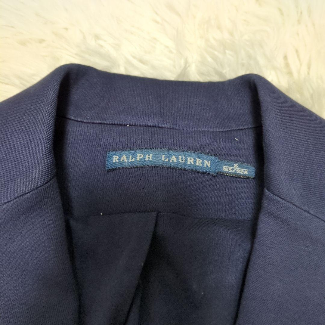 極美品　ラルフローレン　紺ブレザー 金ボタン　ワッペン　S　ネイビー