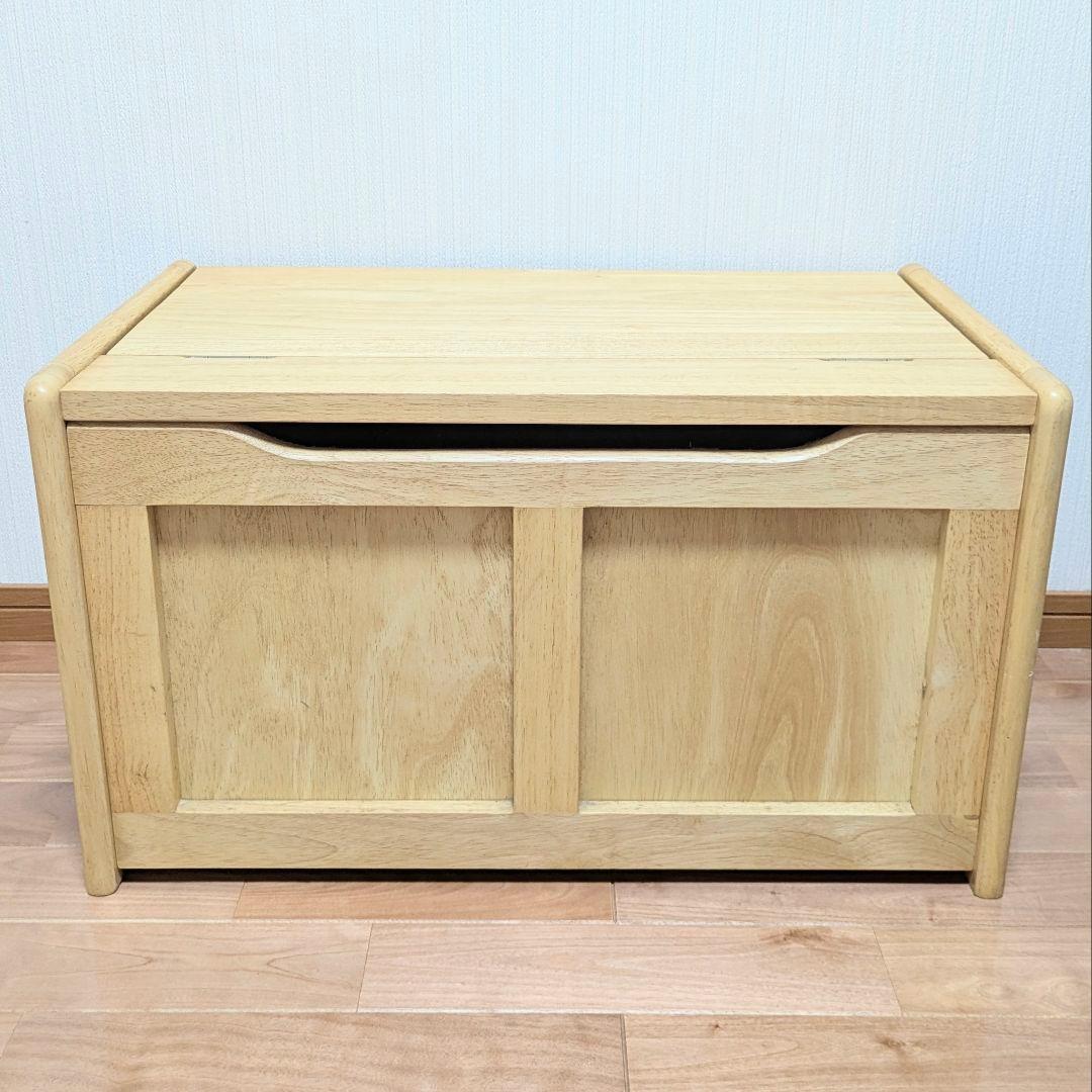 ☆お値下げ☆KATOJI カトージ 木製 おもちゃ箱 収納ボックス ナチュラル