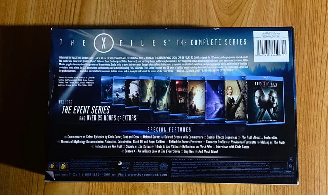 X-ファイルコレクターズブルーレイBOX 【海外輸入盤】