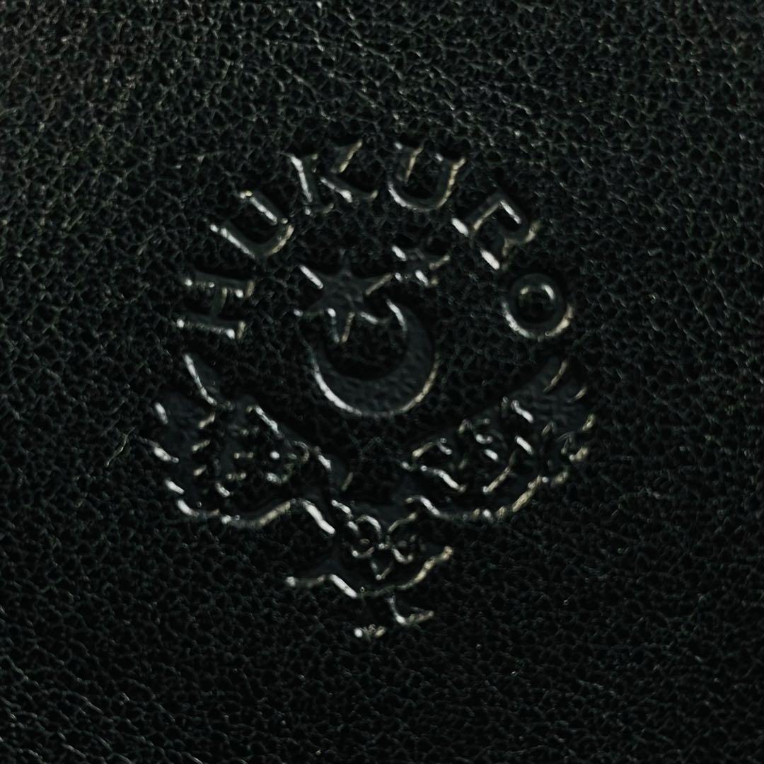 【極美品】HUKURO フクロ　大きく開く小さな財布　L字ファスナー　栃木レザー