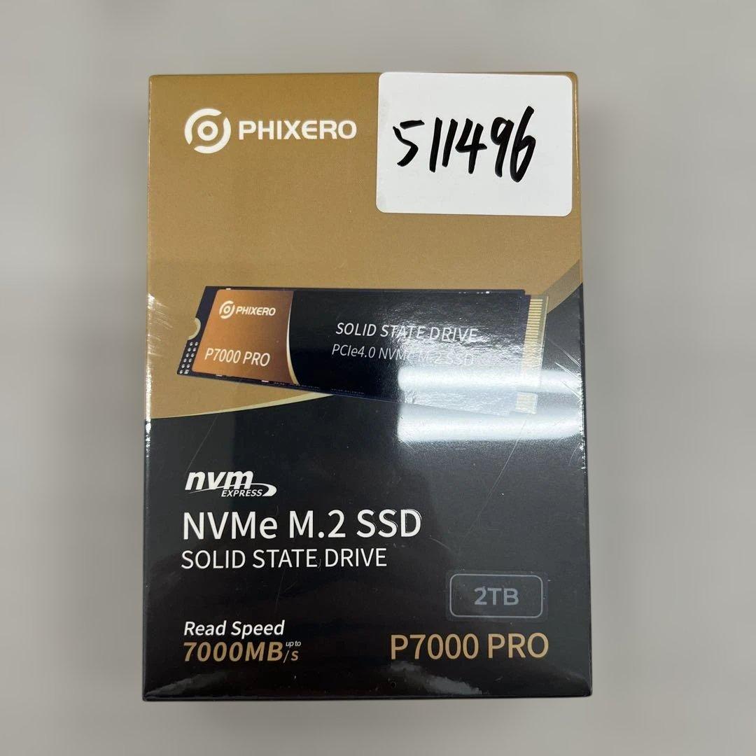 内蔵型SSD 511496 PHIXERO P7000PRO SSD 2TB NVMe