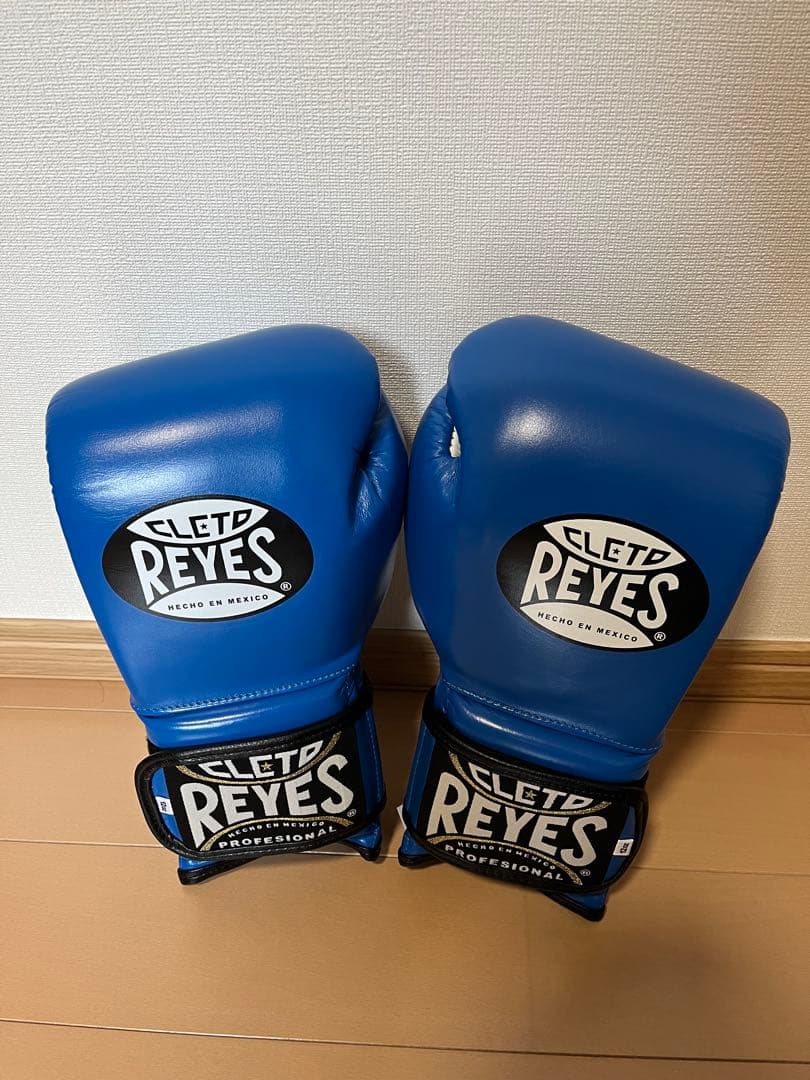 【ほぼ新品】REYES ボクシンググローブ 青12Oz