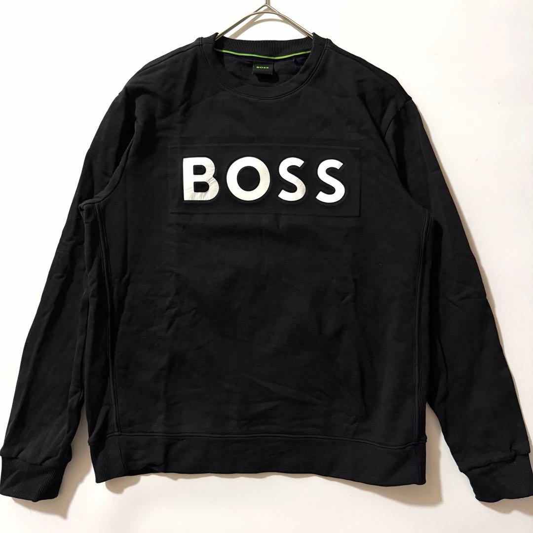 センターロゴ✨HUGO BOSS 大谷翔平 クルーネックスウェット ブラック M