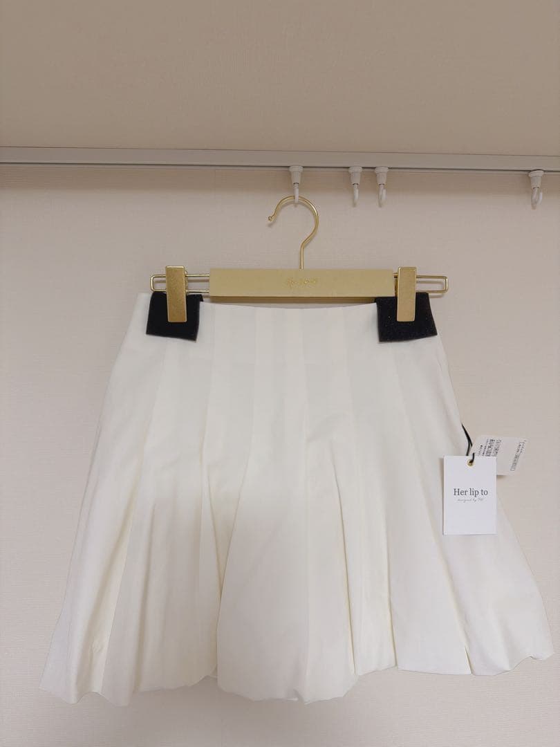 スカート herlipto Bubble Cotton Mini Skirt