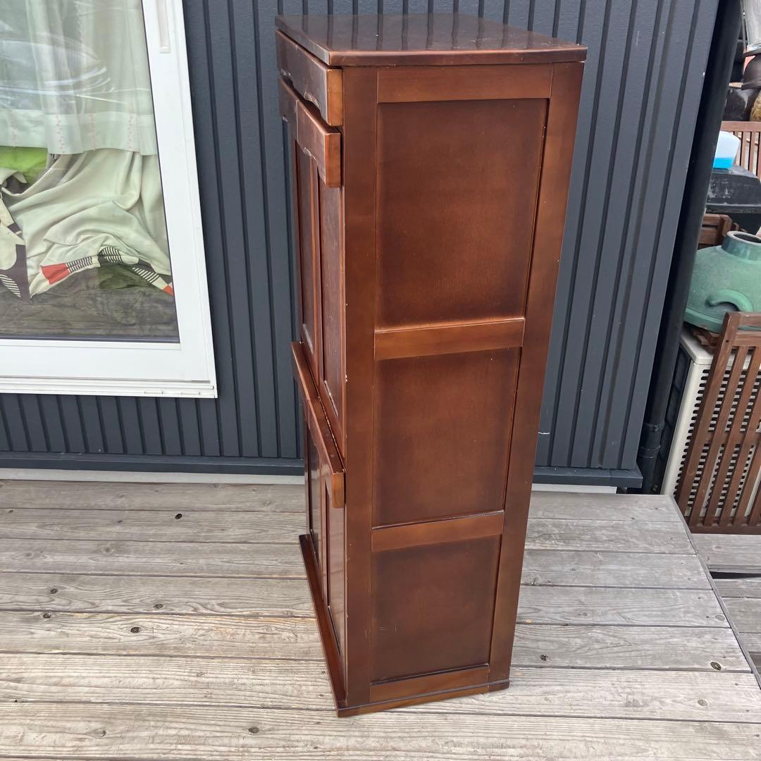 北欧レトロ 4分別 木製ダストボックス ゴミ箱 レトロ ビンテージ ヴィンテージ