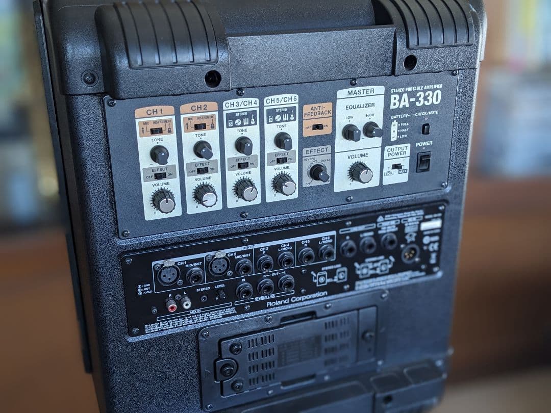 ROLAND BA-330 スピーカー ＋スタンド ST-A95