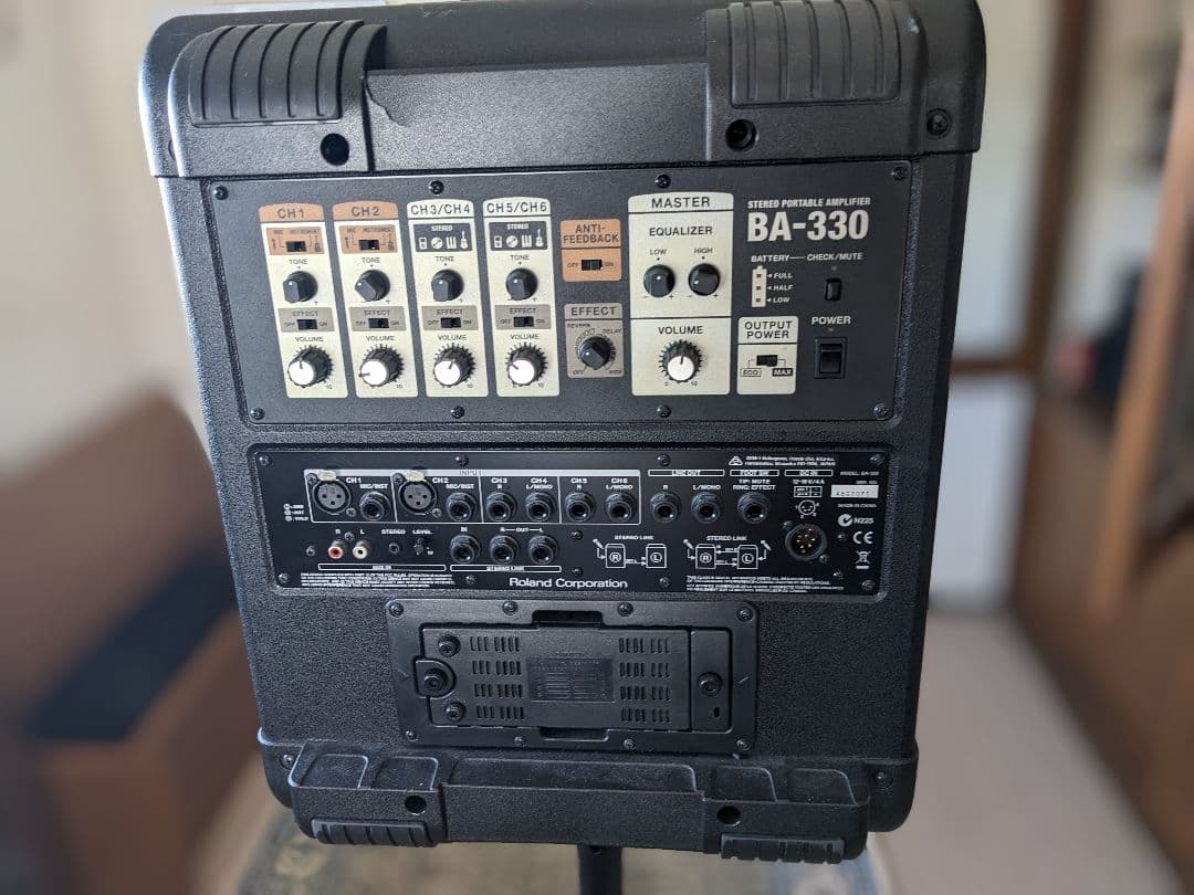 ROLAND BA-330 スピーカー ＋スタンド ST-A95