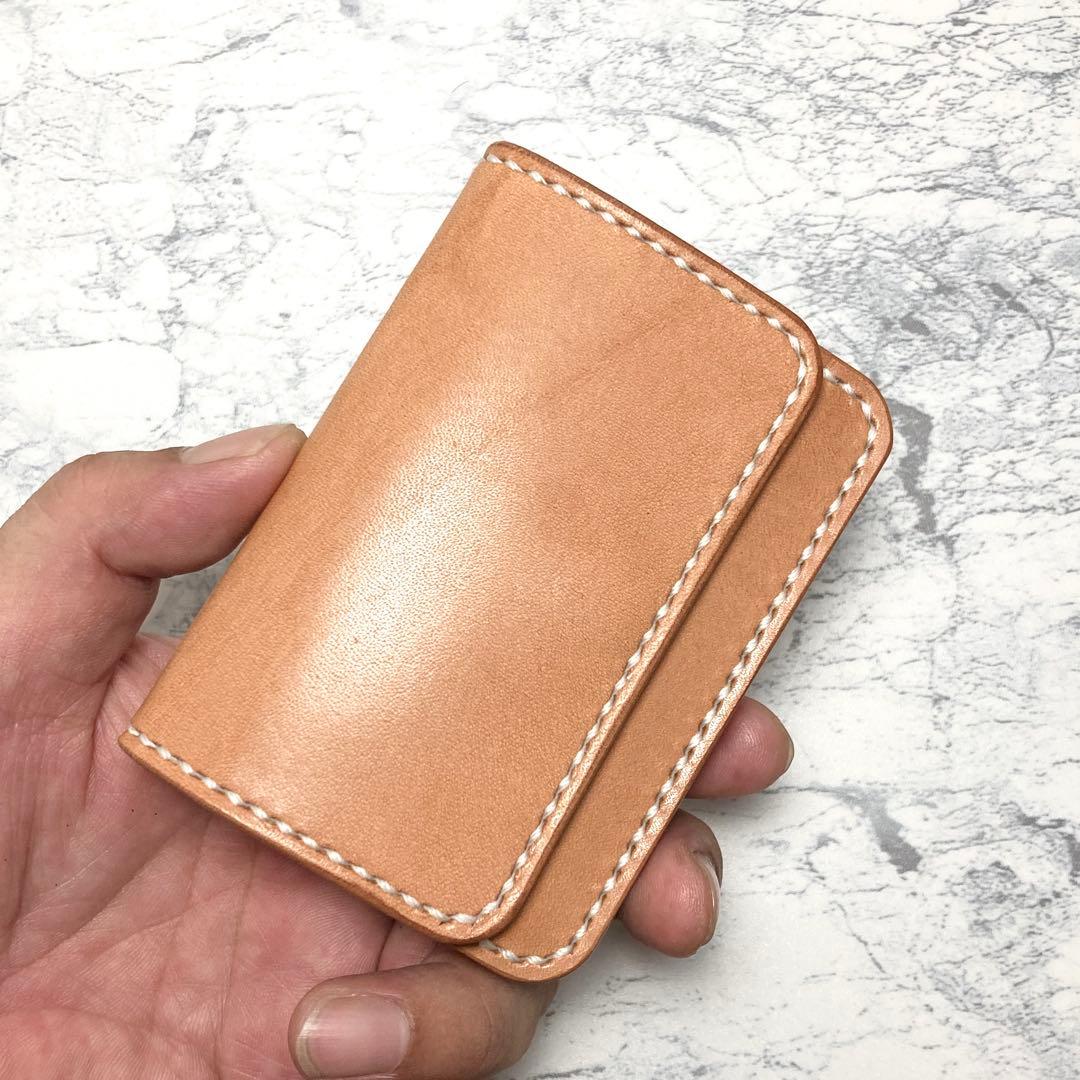 本革 コンパクト財布 栃木レザー ミニ財布 小さい財布 メンズ レディース
