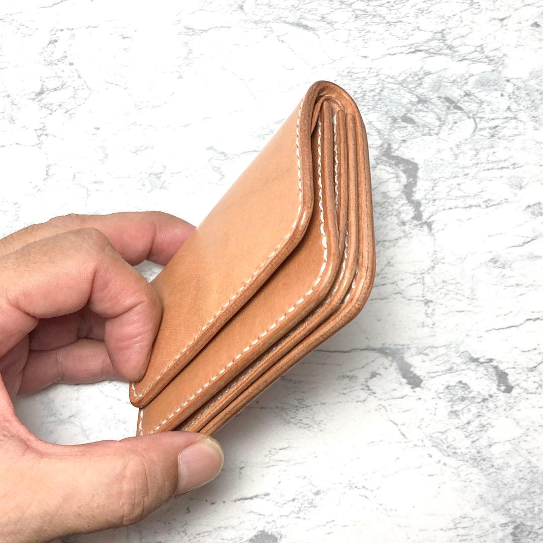 本革 コンパクト財布 栃木レザー ミニ財布 小さい財布 メンズ レディース