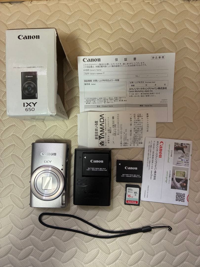 canon&キャノン　ixy650 デジタルカメラ