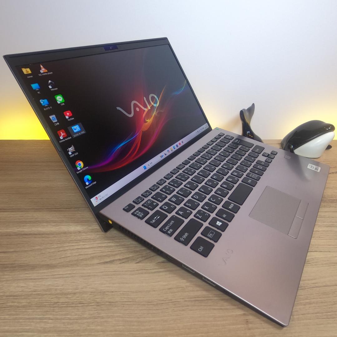 【美品＆軽量14インチ画面】バッテリー6時間以上オフィス付きVAIO SX14