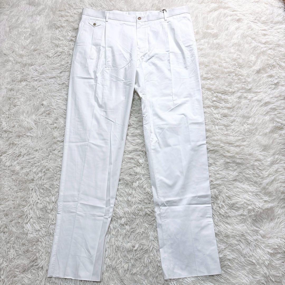 新品タグ付/XXXLドルチェアンドガッバーナ　パンツ　DG刺繍ロゴ　白　54