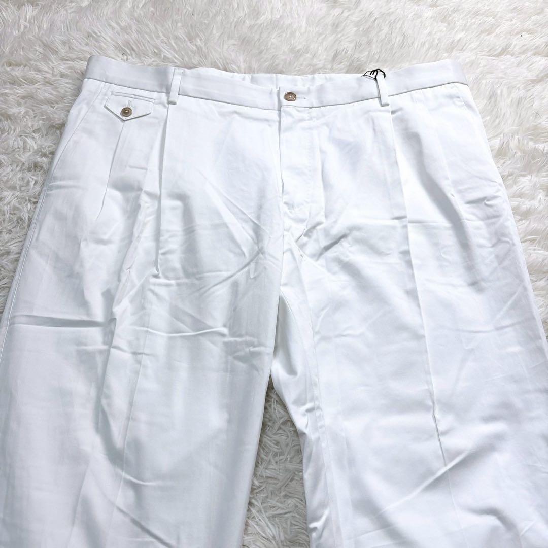 新品タグ付/XXXLドルチェアンドガッバーナ　パンツ　DG刺繍ロゴ　白　54