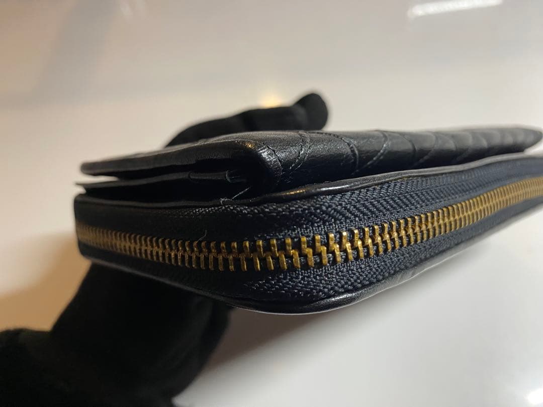 CHANEL ヴィンテージ長財布　黒