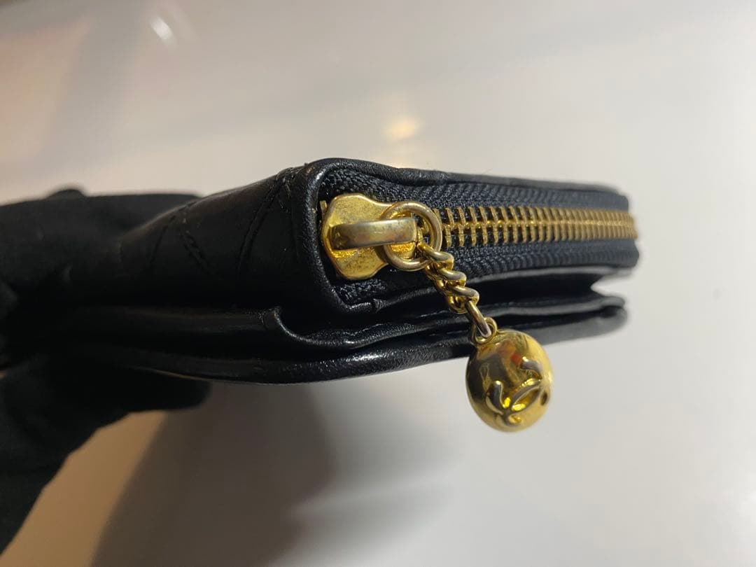CHANEL ヴィンテージ長財布　黒