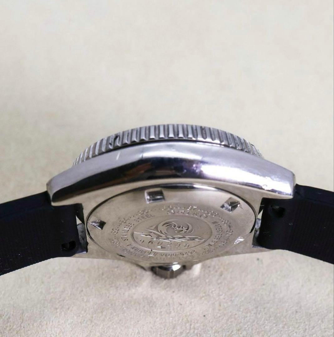 SEIKO ダイバーズ 150m オレンジ ラバーベルト