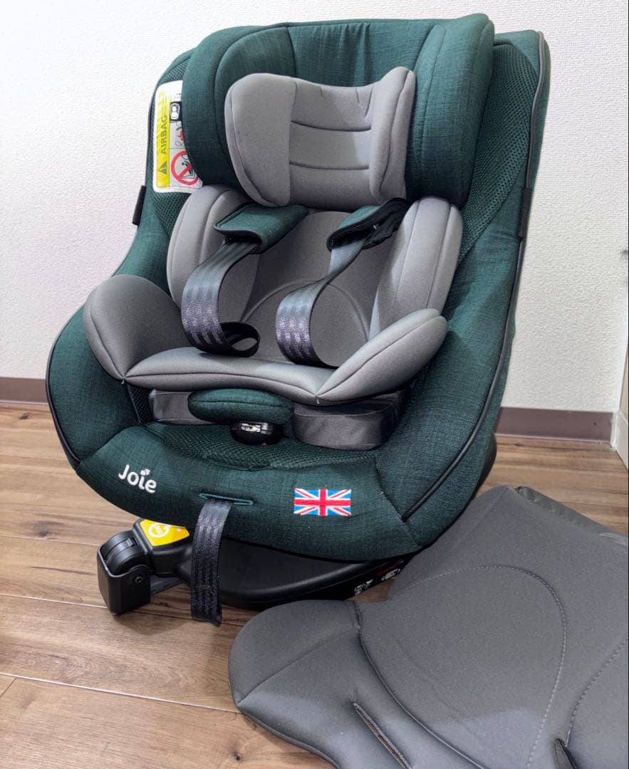 極美品 Joie ARC360° ISOFIX 回転 チャイルドシート モス