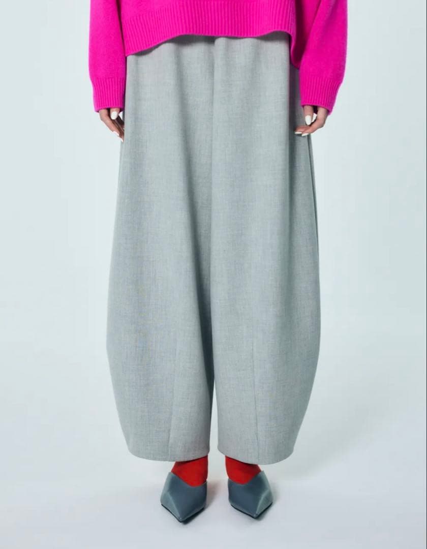 ENFOLD ROUND TROUSER 38 パンツ